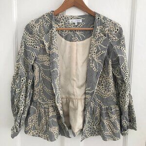Anthropologie Matison Stone Eyelet Blazer
